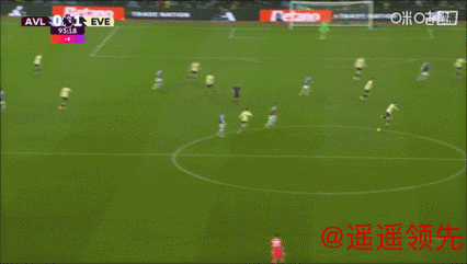 维拉0-1埃弗顿 连续2轮不胜