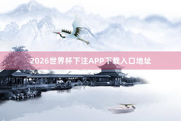 2026世界杯下注APP下载入口地址